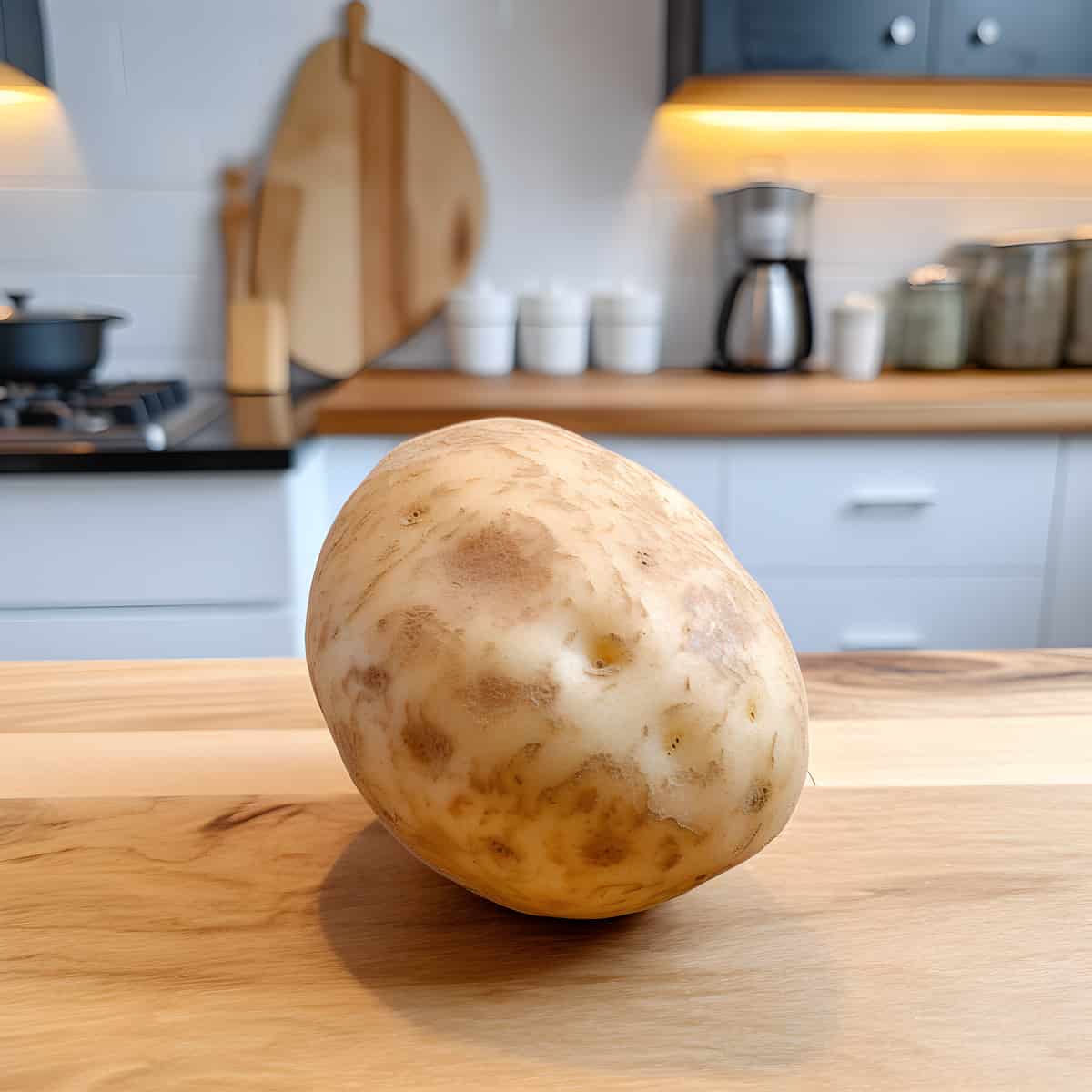 Mizen Potatoes on a kitchen counter