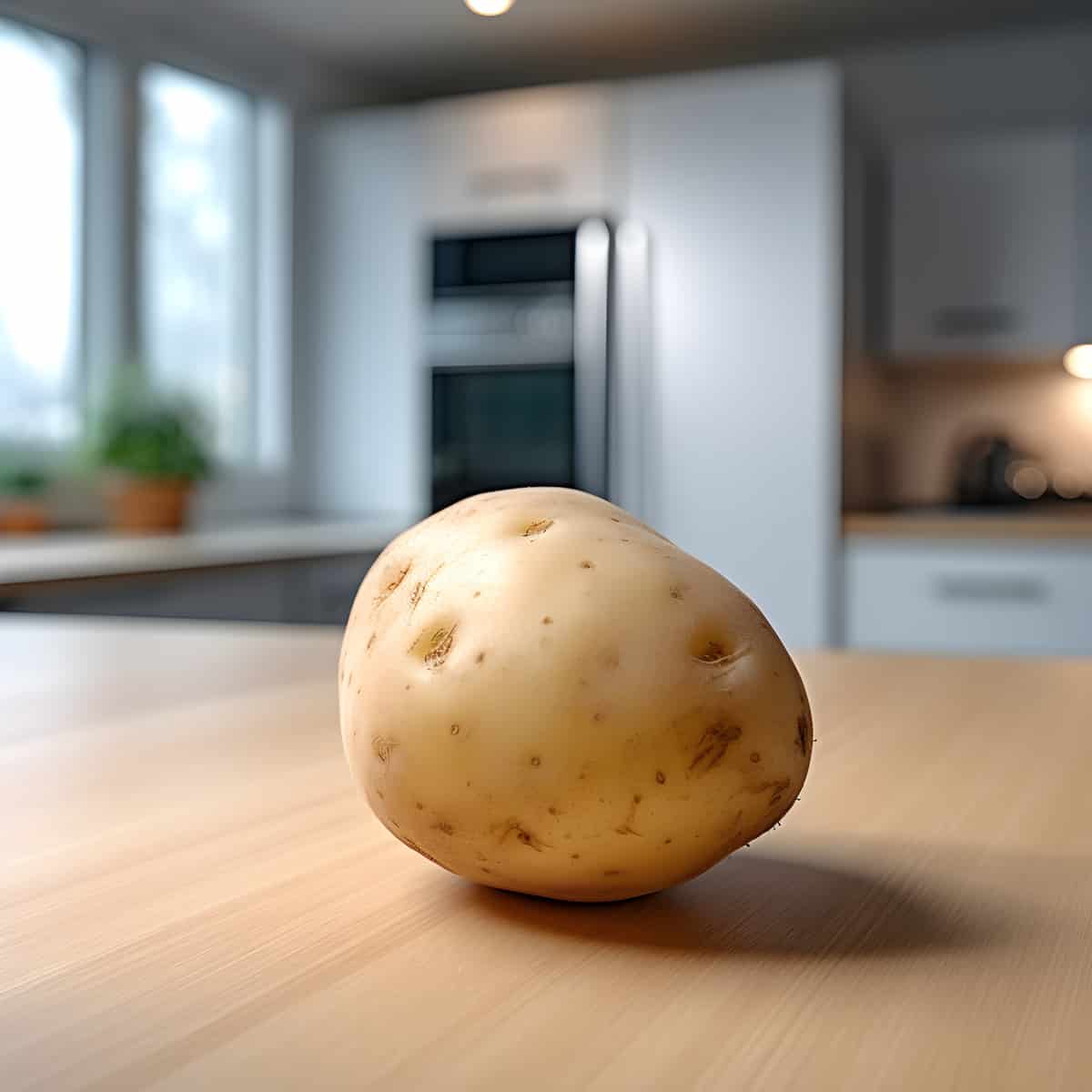 Norddeutsche Inseln Potatoes on a kitchen counter