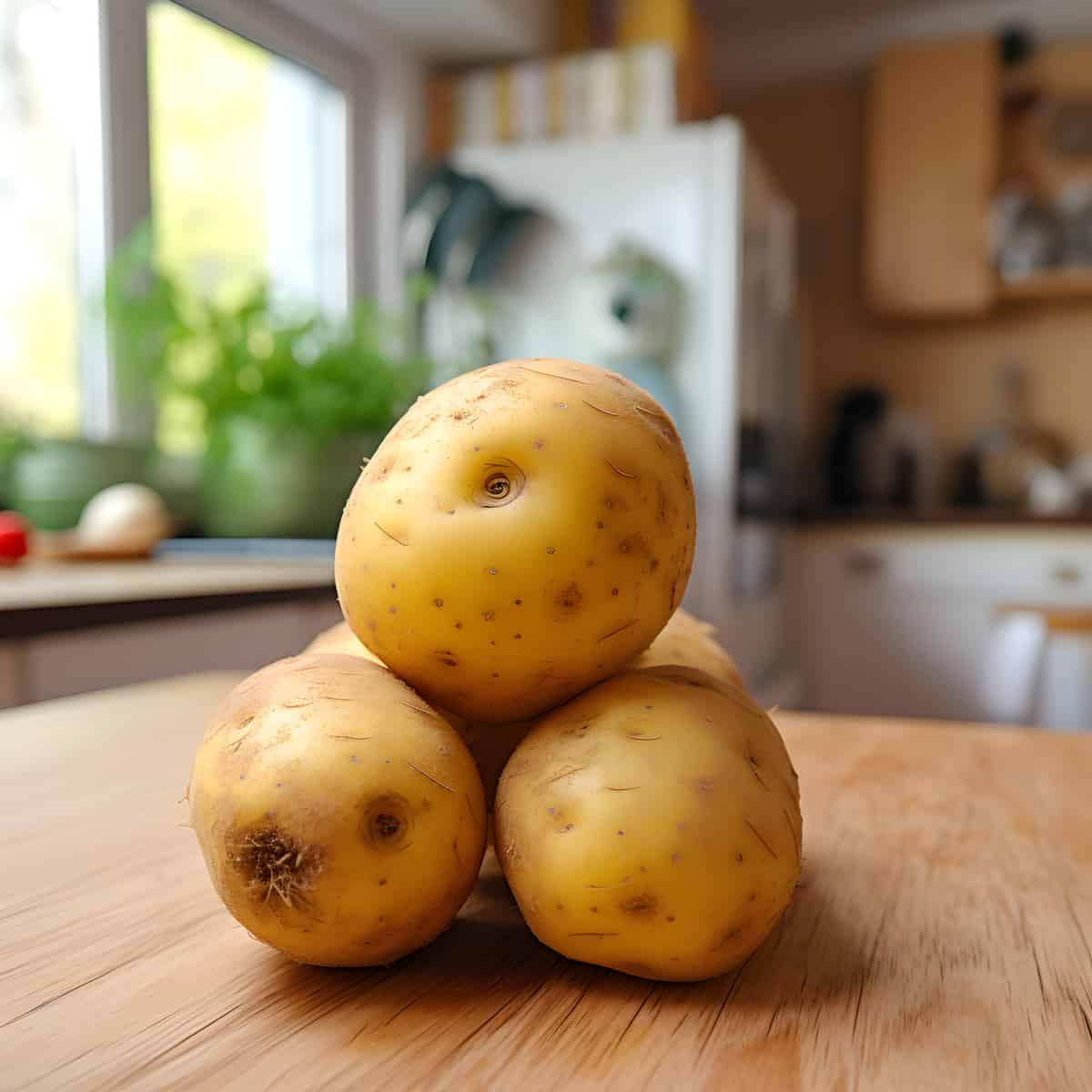 Pike Potatoes on a kitchen counter