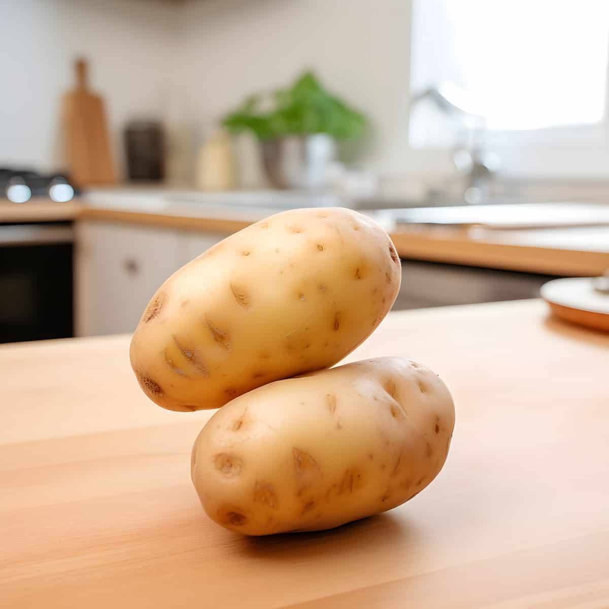 Ttaekur Potatoes on a kitchen counter