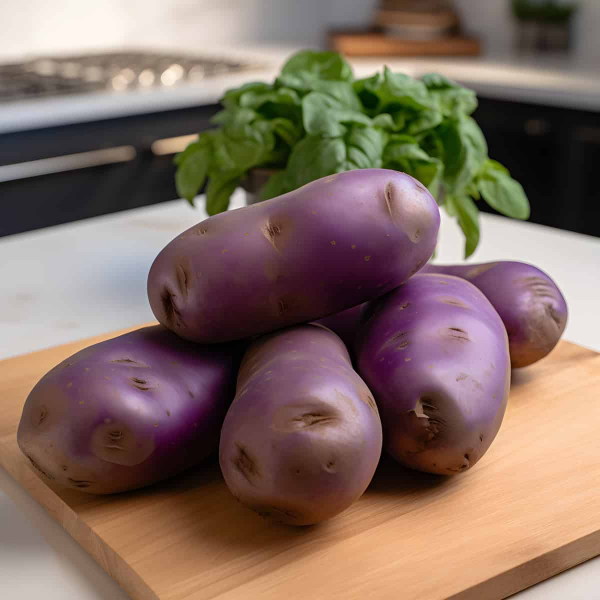 Uach Potatoes on a kitchen counter