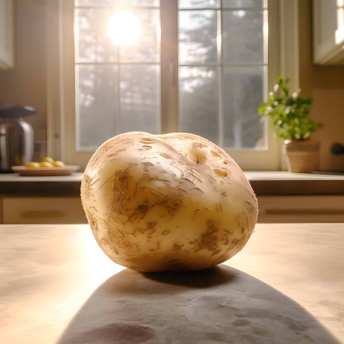 Urberger Potatoes on a kitchen counter
