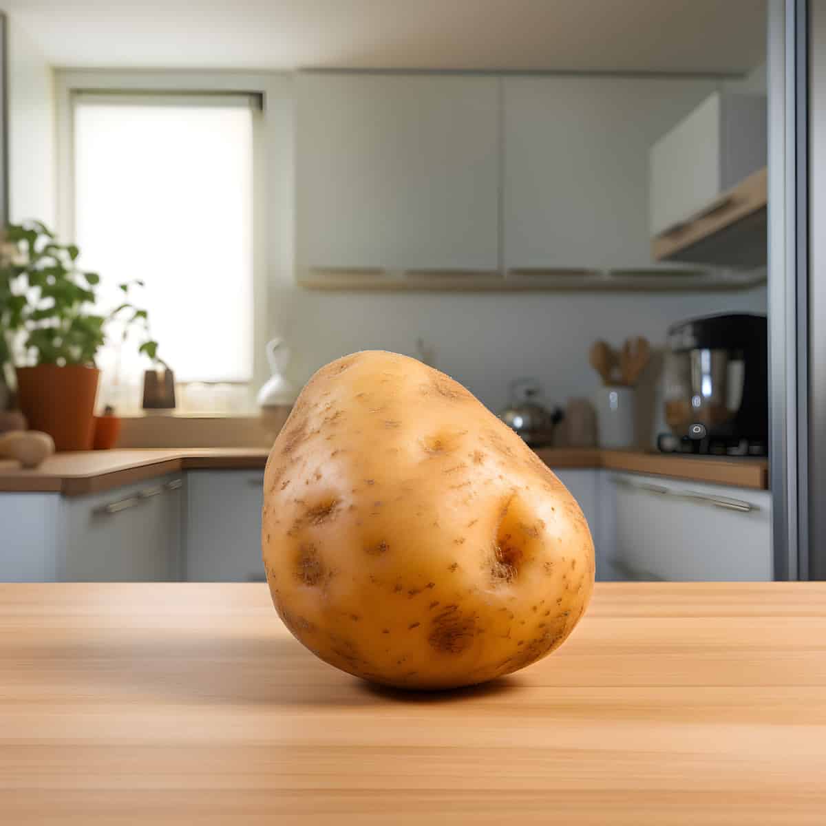 Weiauge Potatoes on a kitchen counter