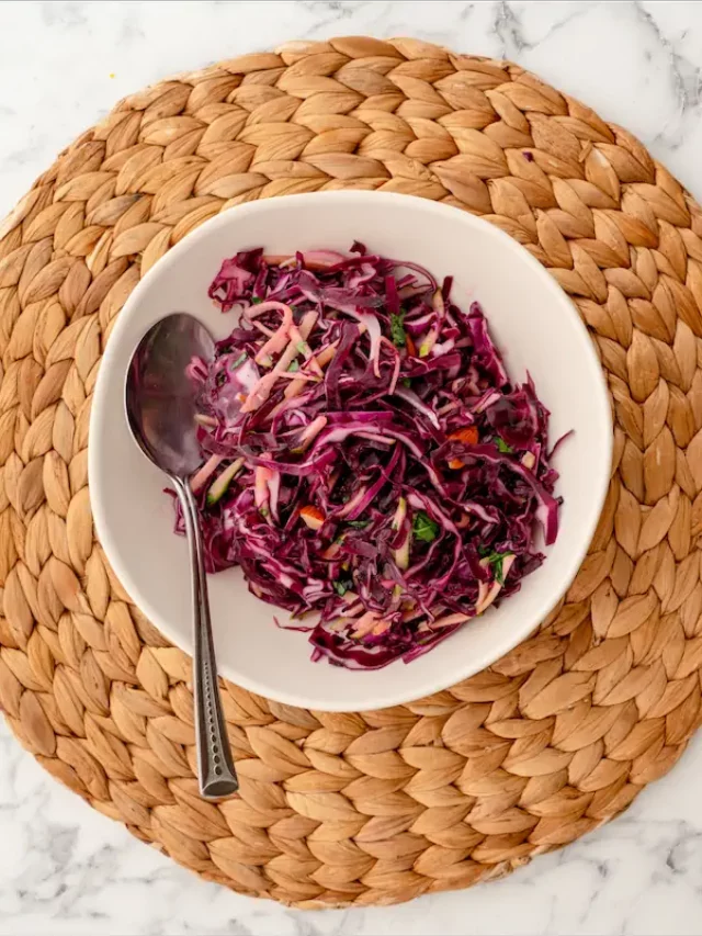 Best Keto Picnic Recipes That Travel Well 7 Low carb red cabbage salad.