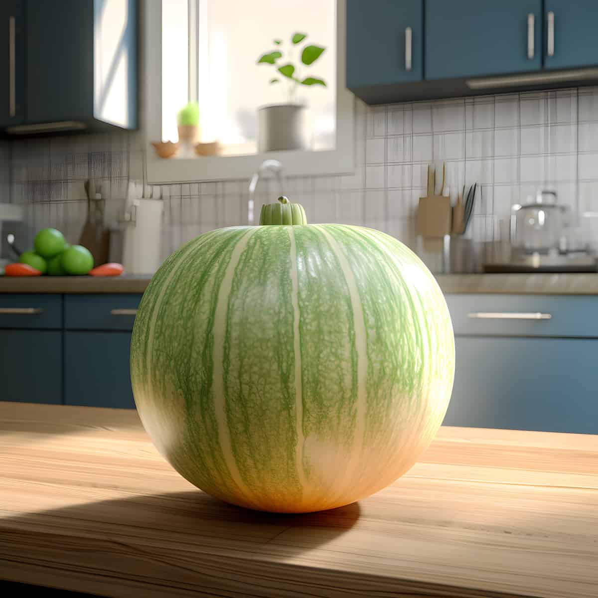 Bailan Melon on a kitchen counter