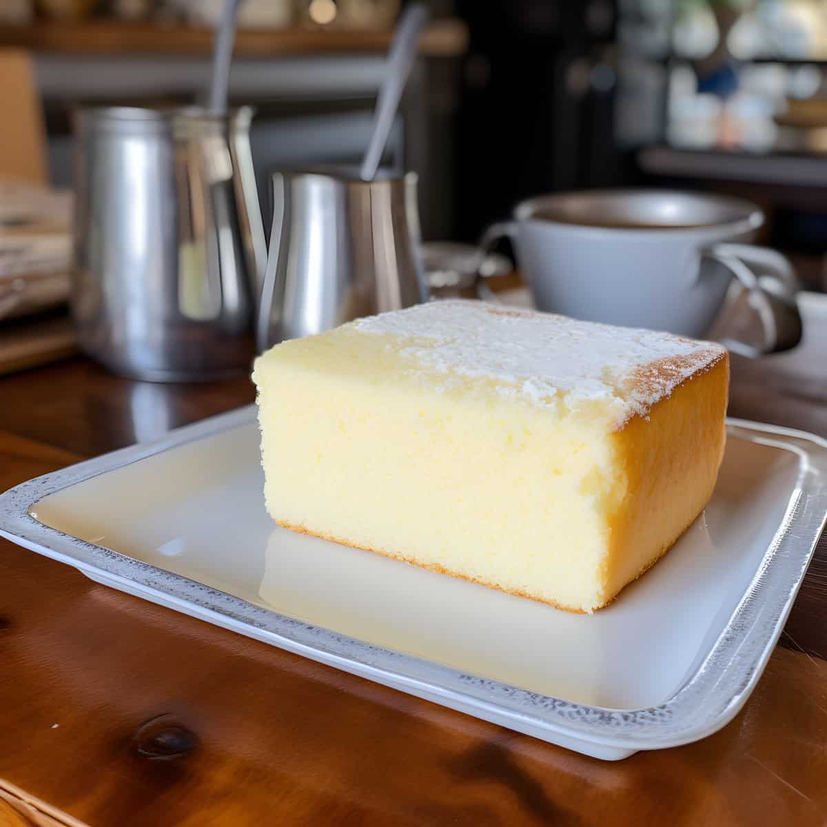 Butter Cake on a kitchen counter