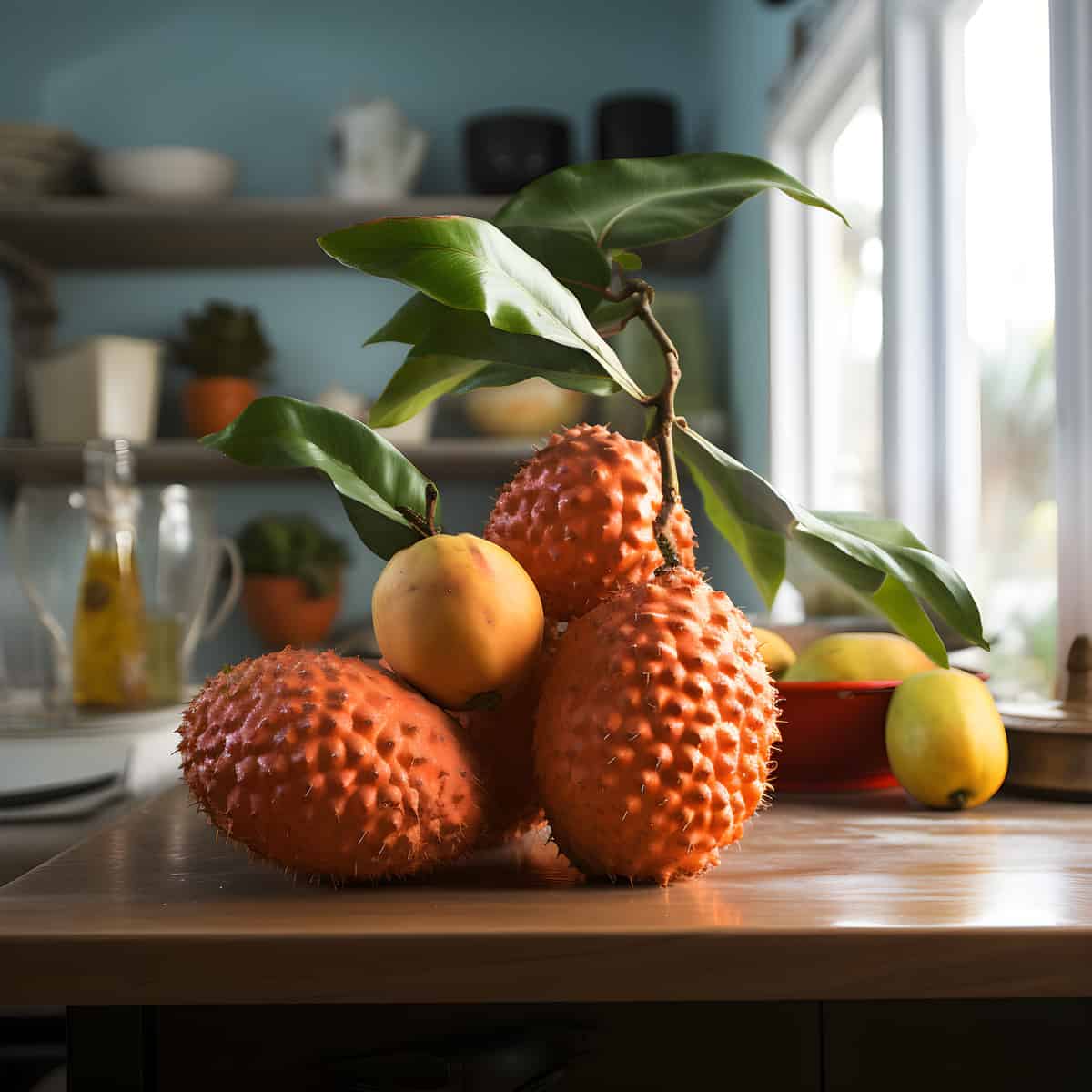 Charichuelo Fruit on a kitchen counter