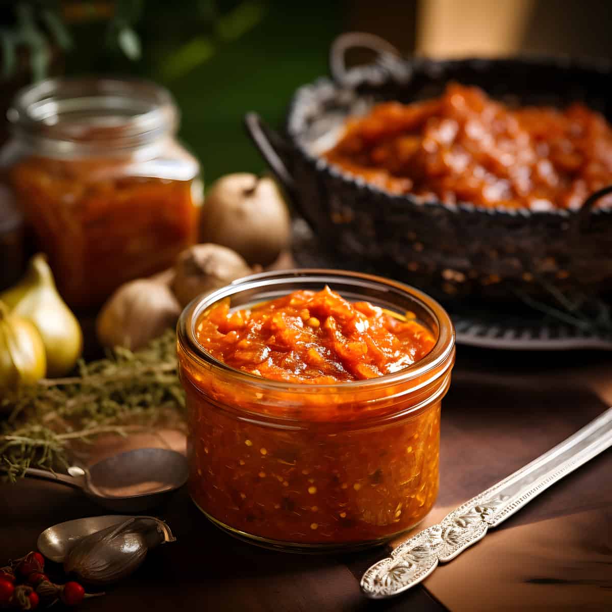 Chrain on a kitchen counter