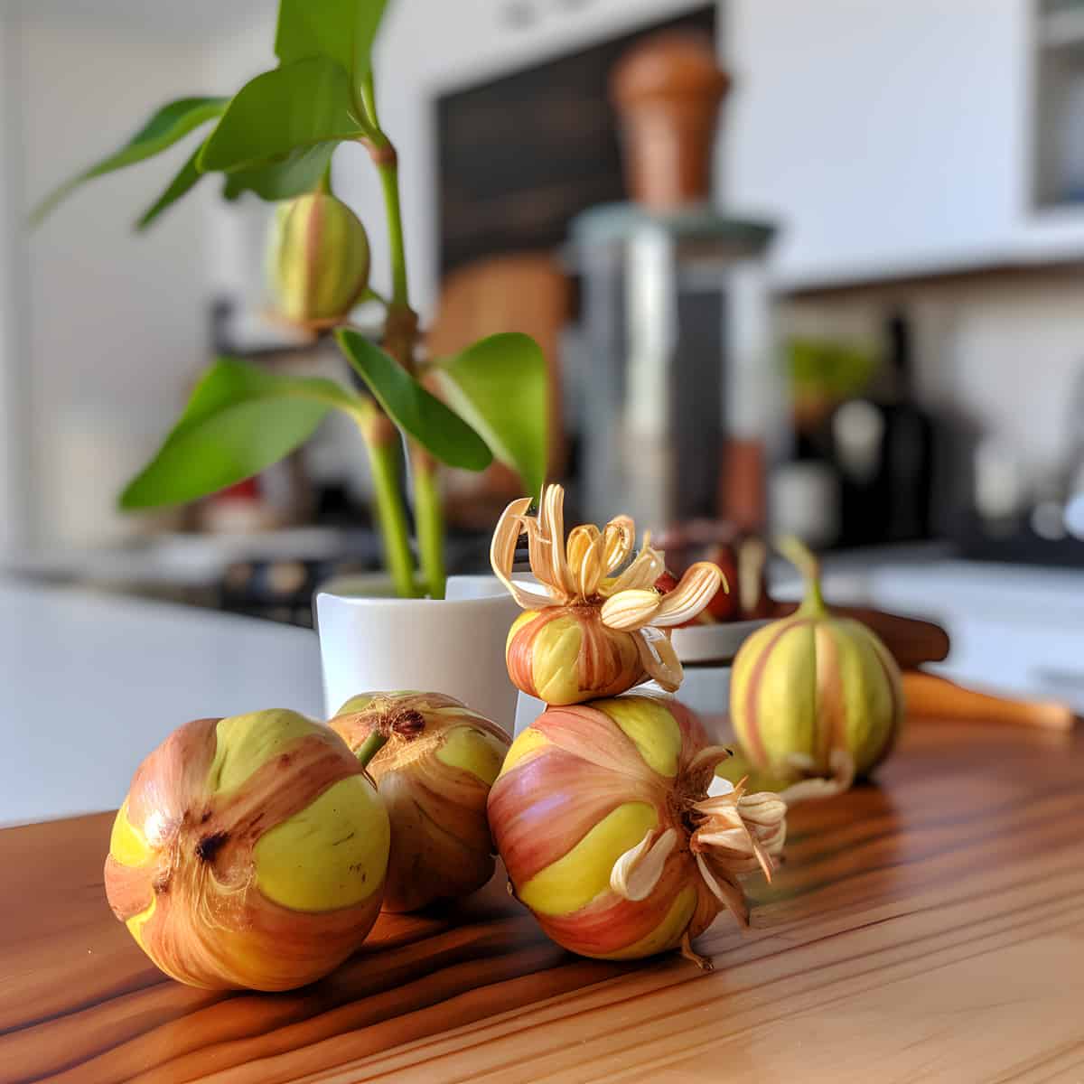 Garcinia Magnifolia on a kitchen counter