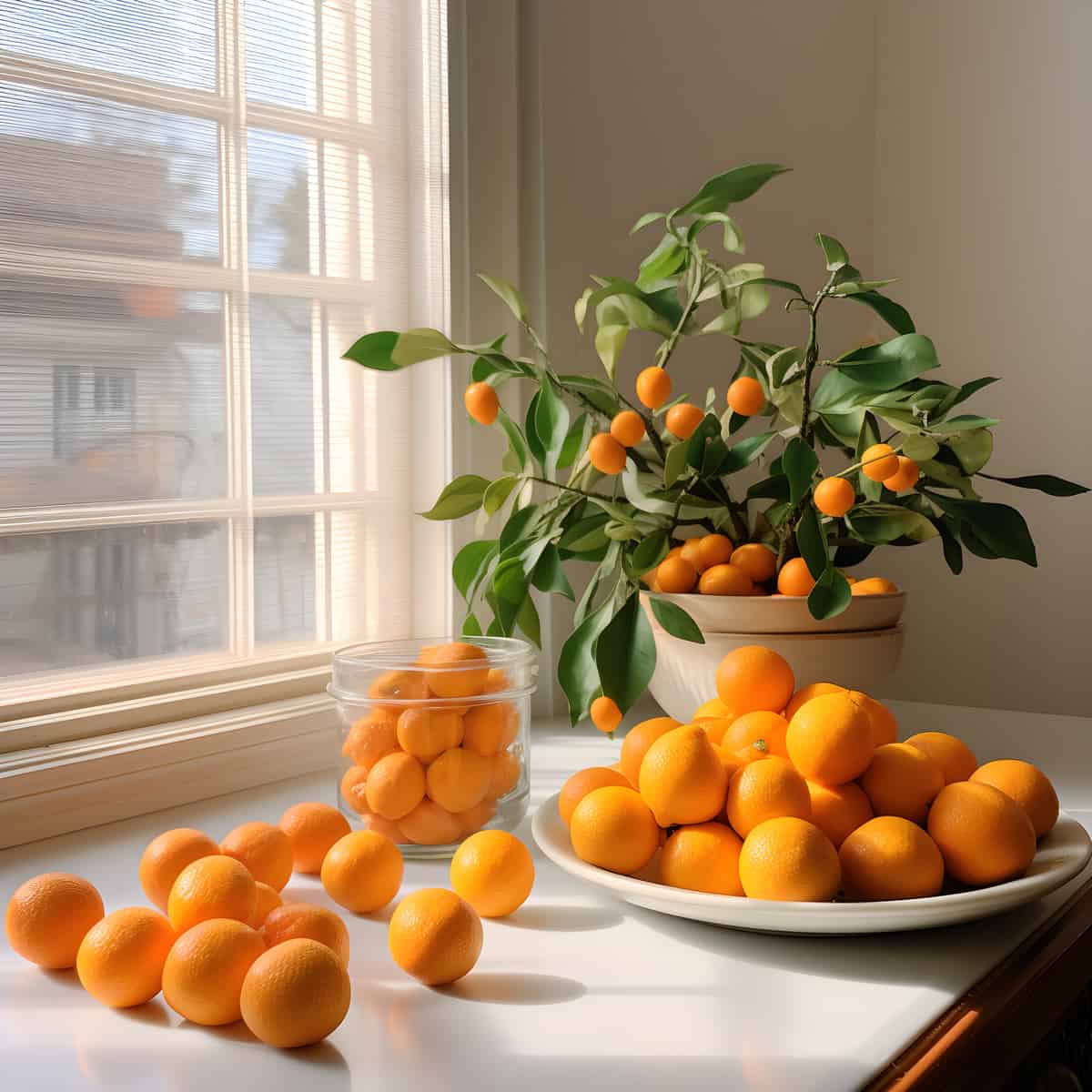 Jiangsu Kumquat on a kitchen counter