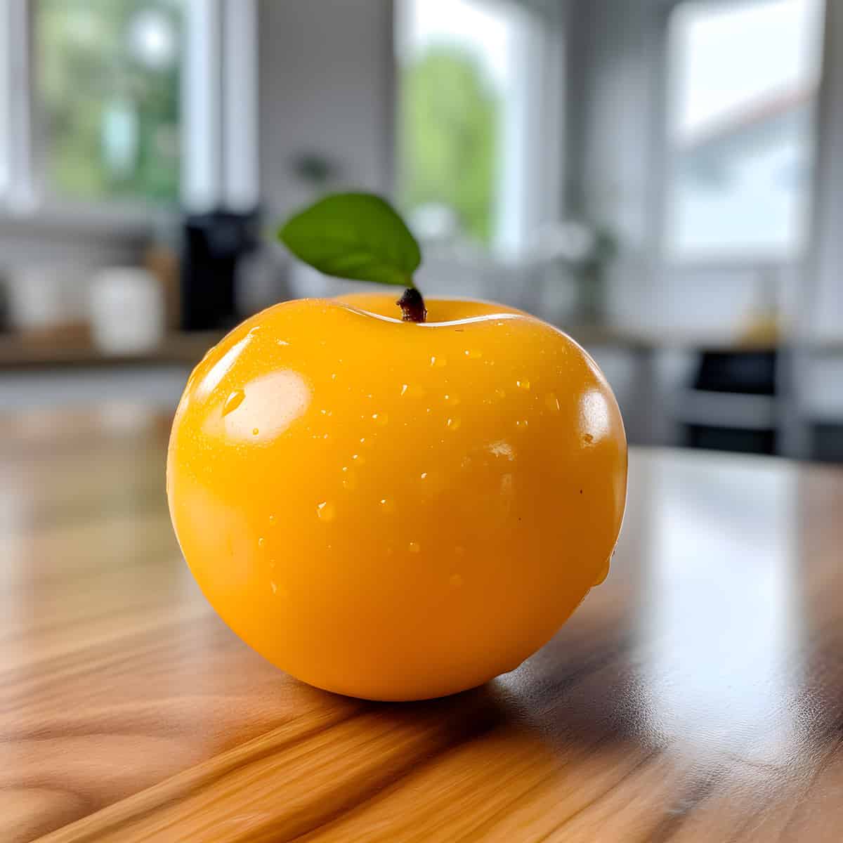 Kei Apple on a kitchen counter