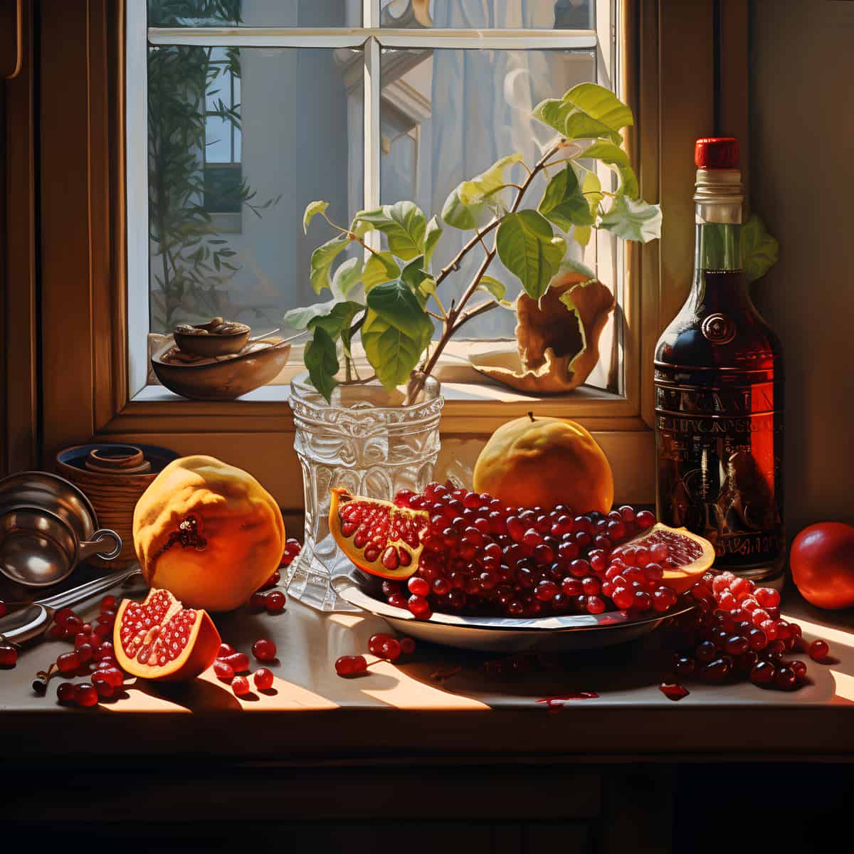 Korlan Fruit on a kitchen counter