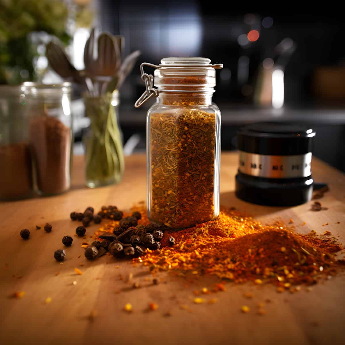 Mace Spice on a kitchen counter