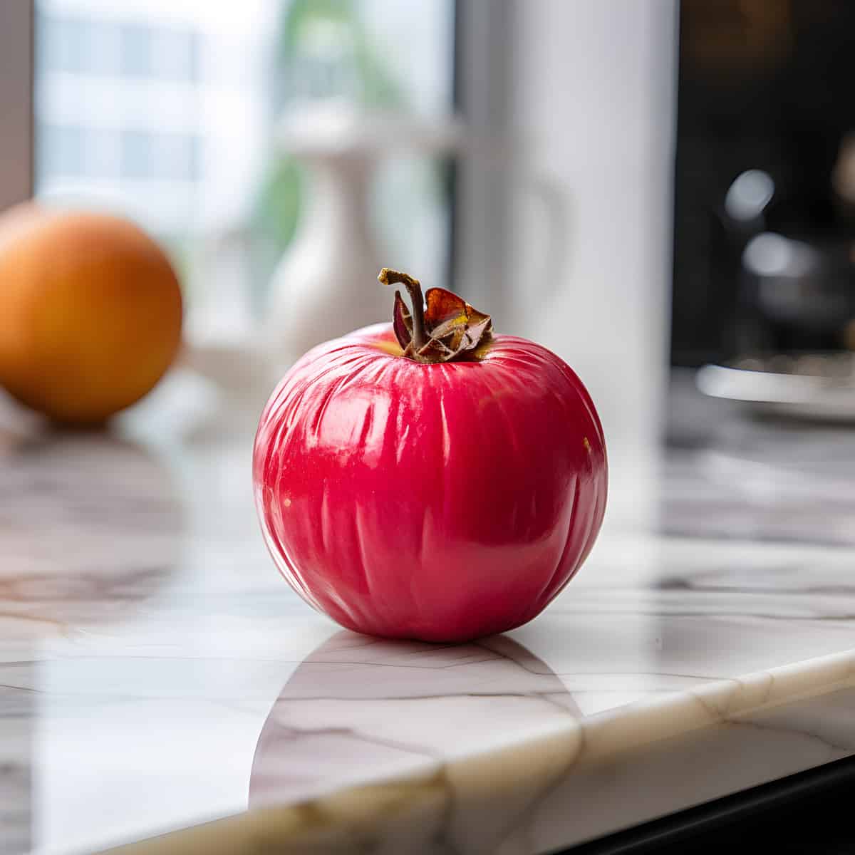 Malay Rose Apple on a kitchen counter