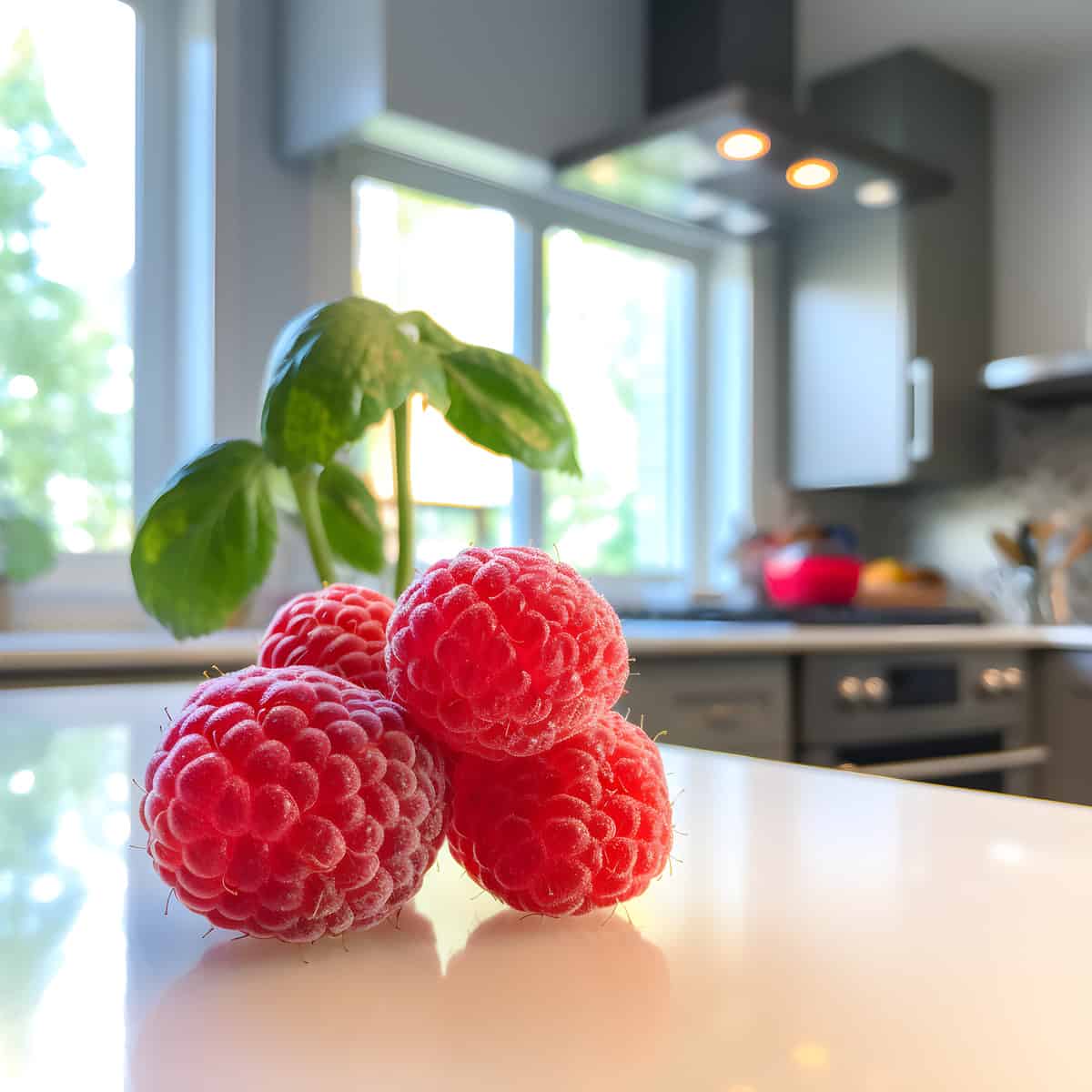 Mysore Raspberry on a kitchen counter