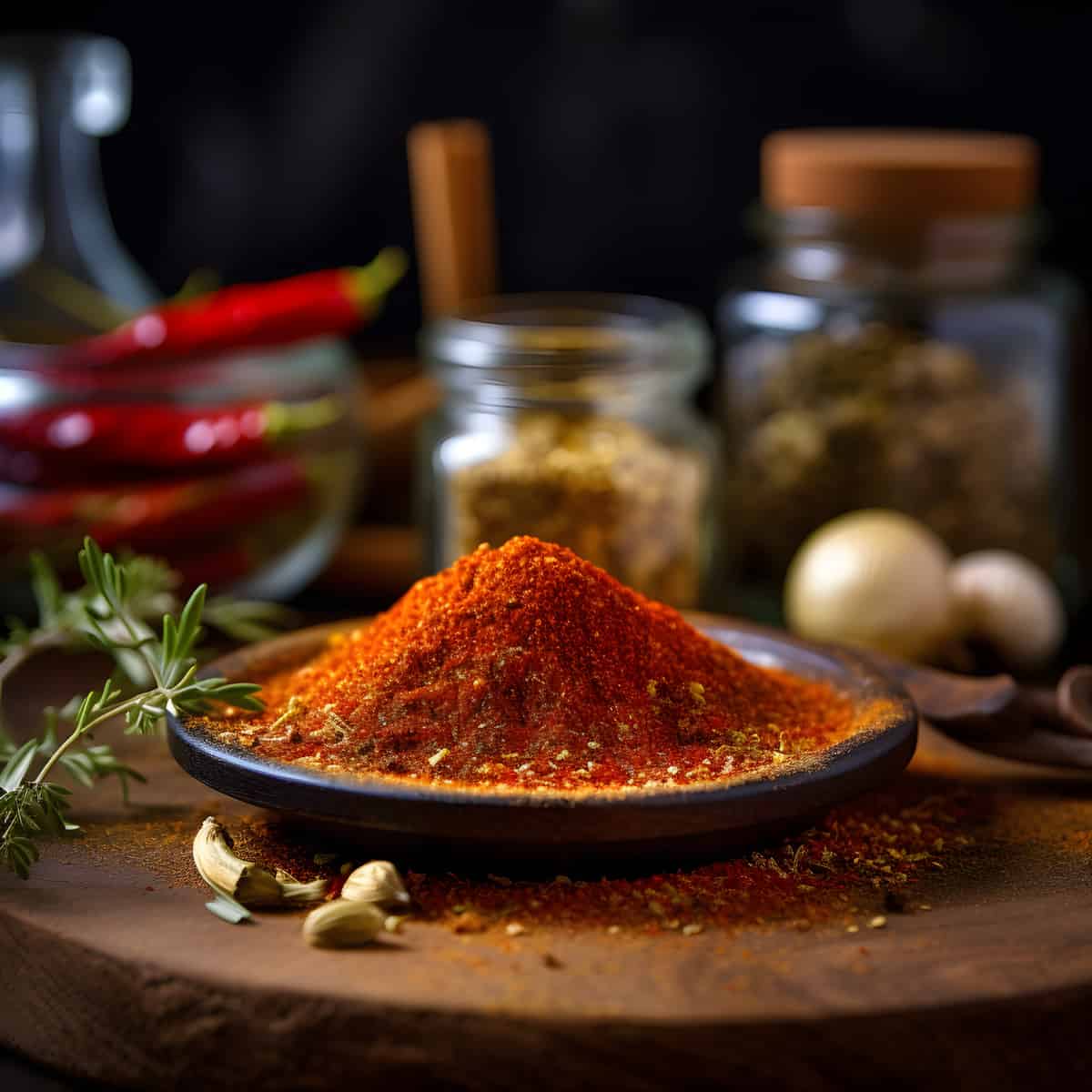 Old Bay on a kitchen counter