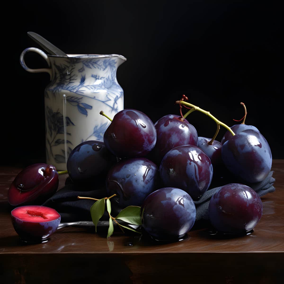 Ooray Plum on a kitchen counter