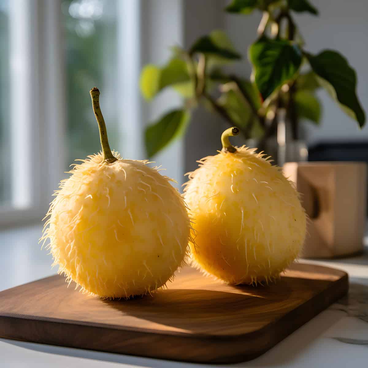 Poro Poro Fruit on a kitchen counter