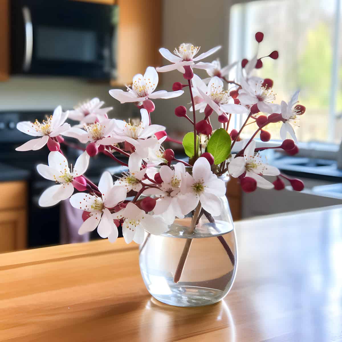 Roundleaf Serviceberry on a kitchen counter