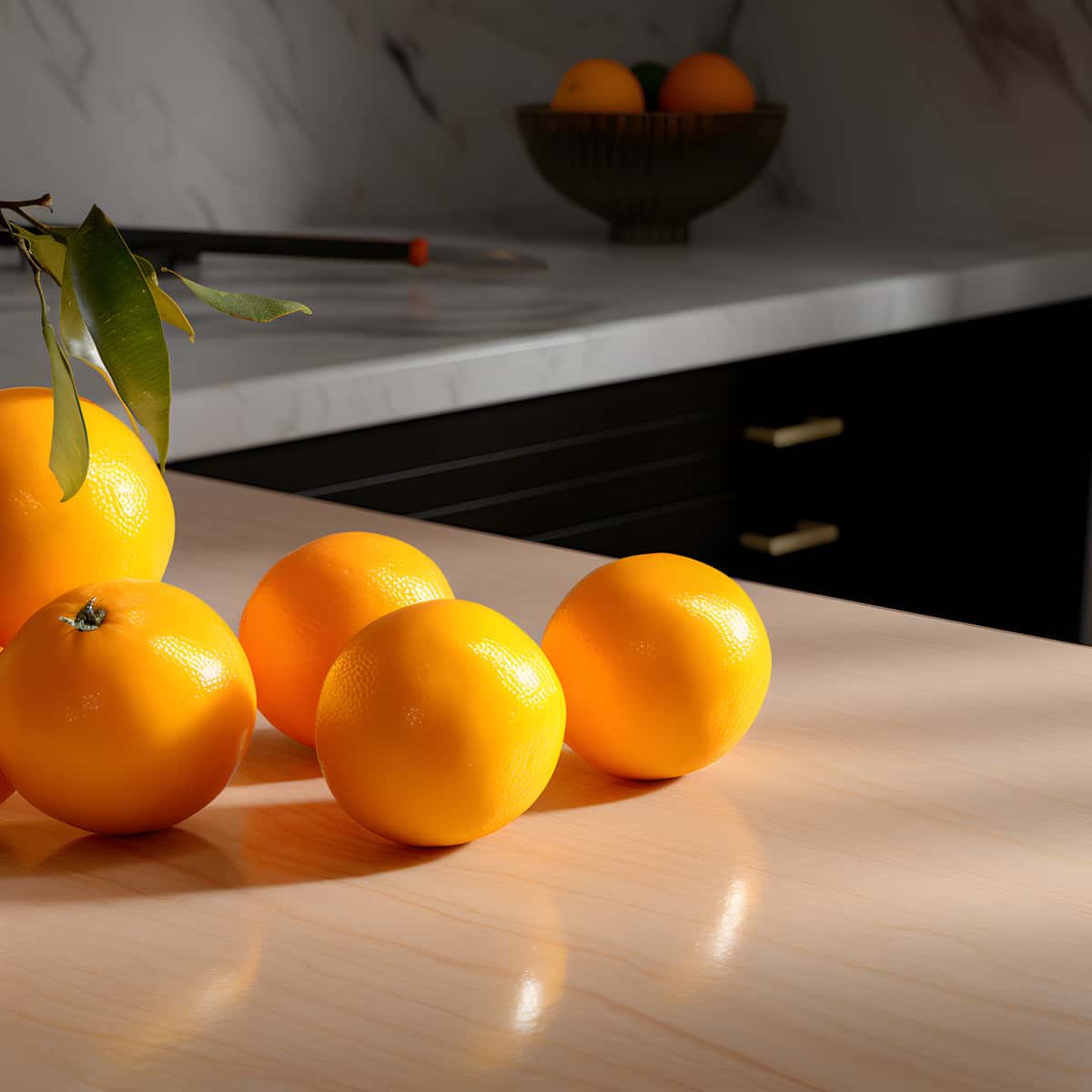 Tangor Fruit on a kitchen counter