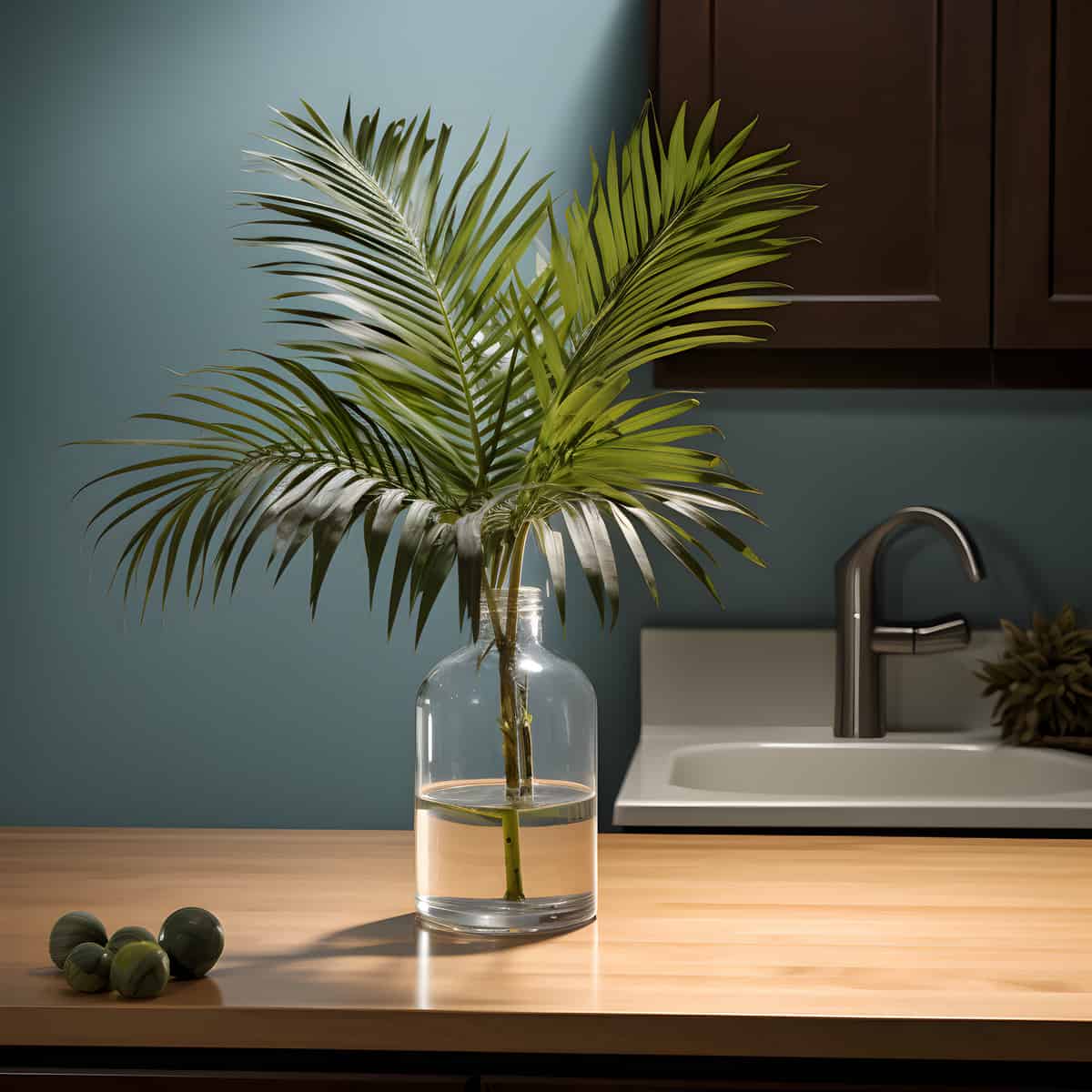 Viagra Palm on a kitchen counter