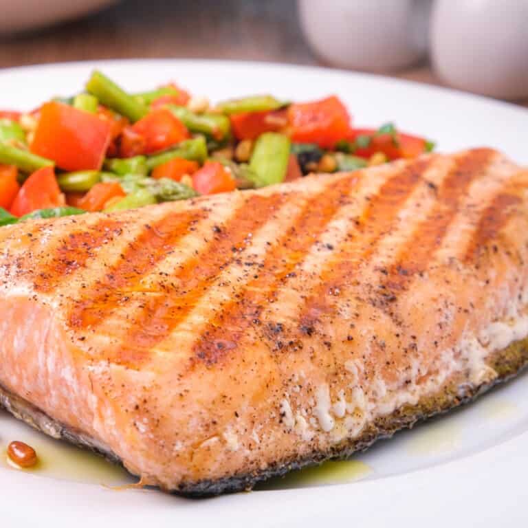 Keto Grilled Salmon with Roasted Asparagus Salad 🐟 Cast Iron Keto