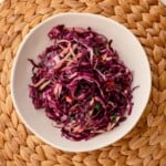 Red cabbage salad.
