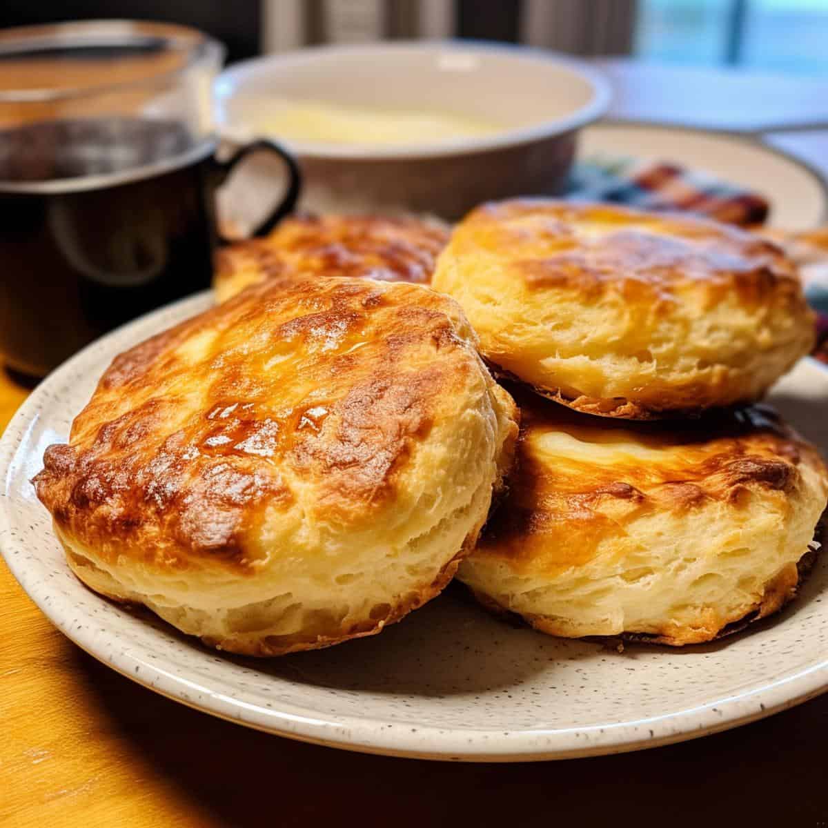 Bannock on a kitchen counter