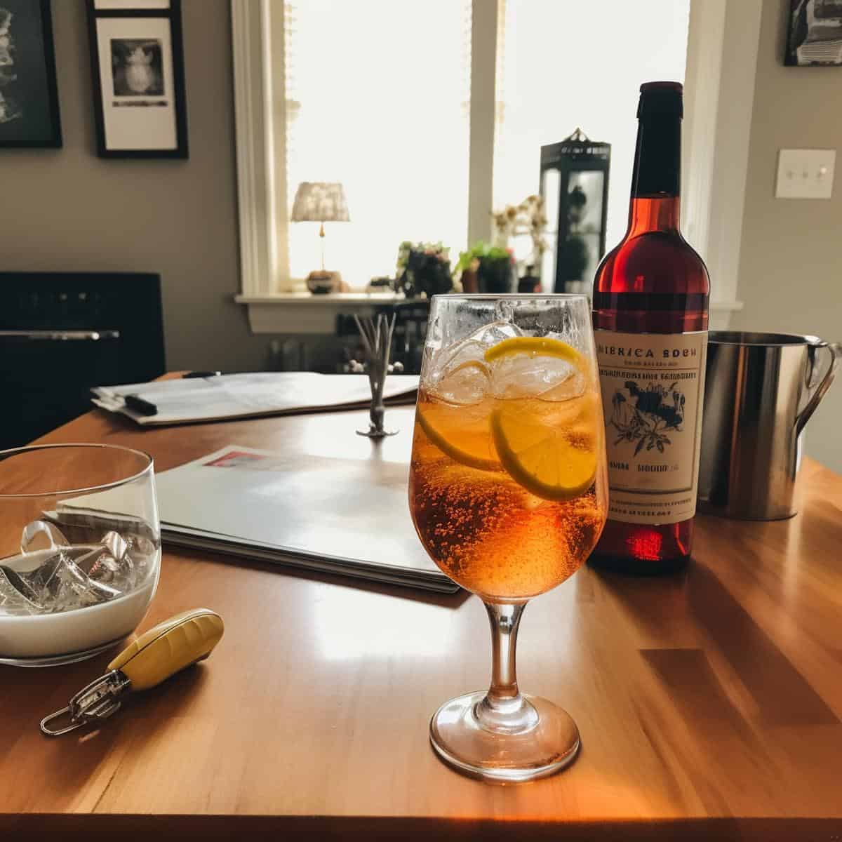 Beer Spirit on a kitchen counter