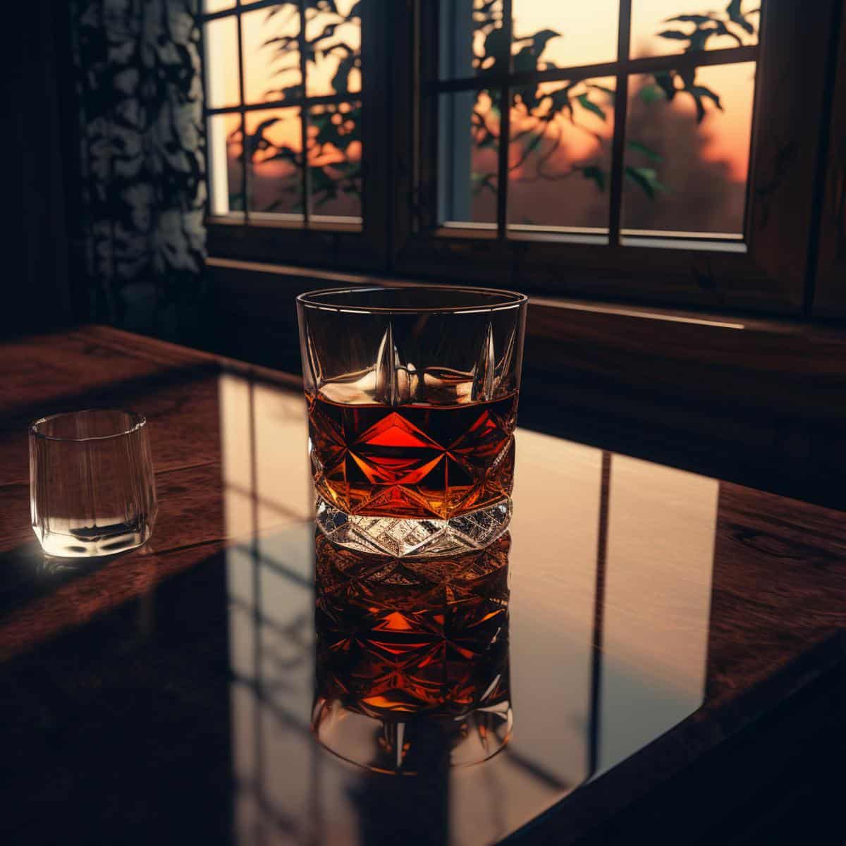 Berenburg on a kitchen counter