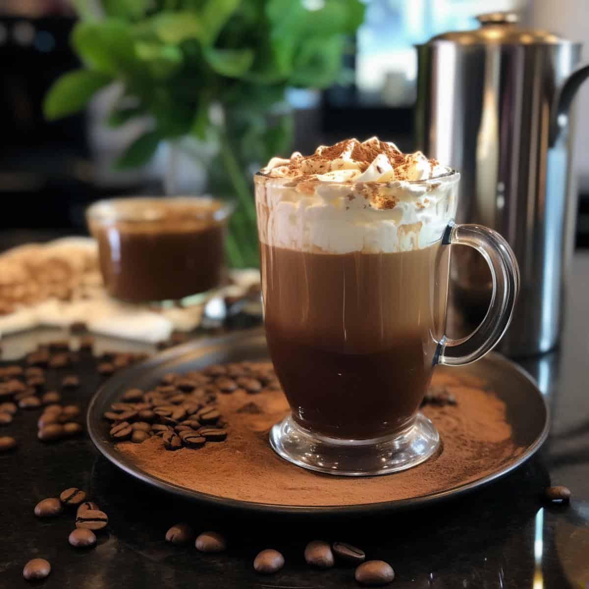 Bicerin on a kitchen counter