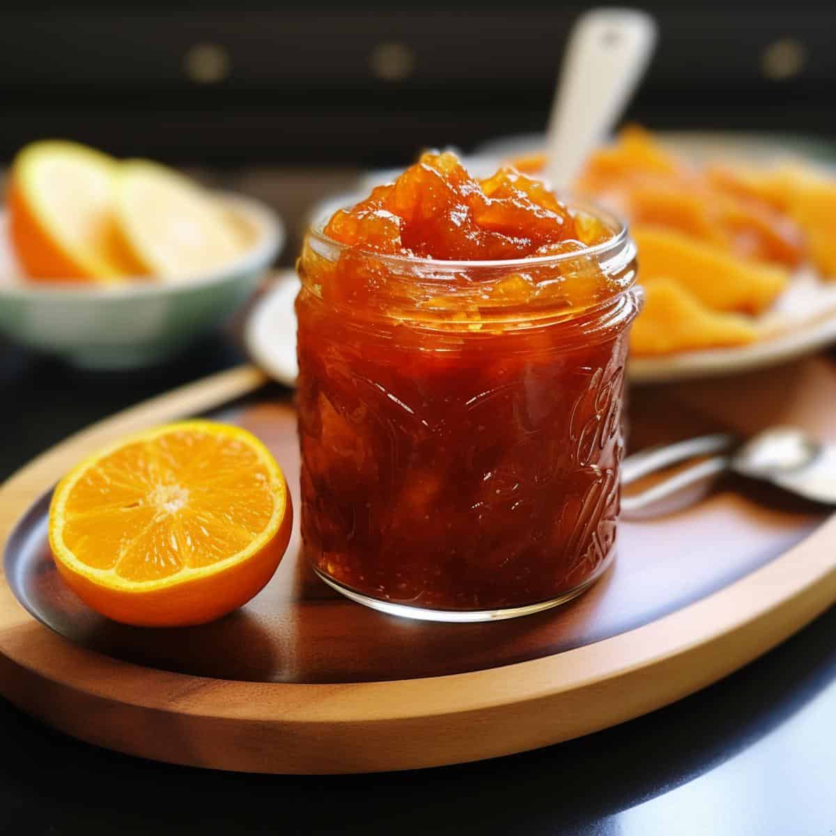 Cheong on a kitchen counter
