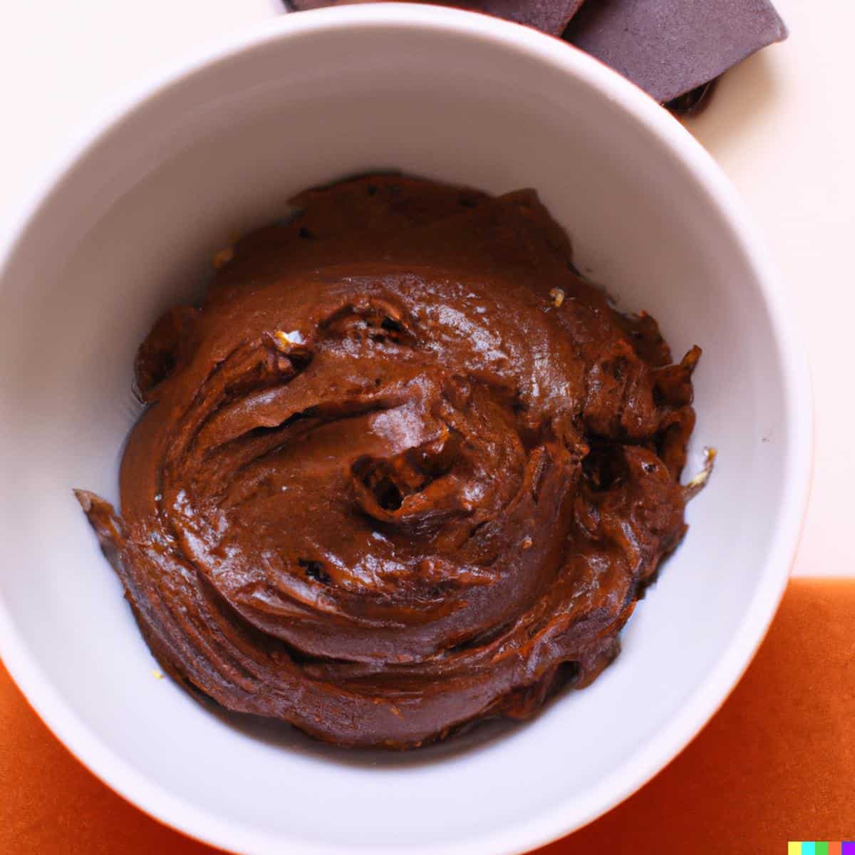 Chocolate Butter on a kitchen counter