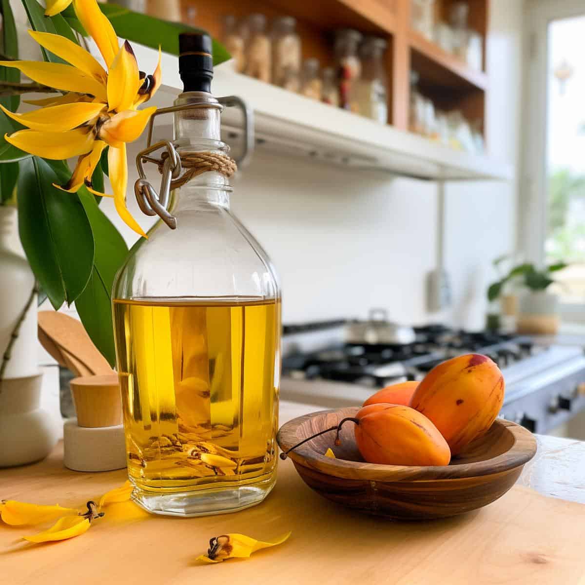Dika Oil on a kitchen counter