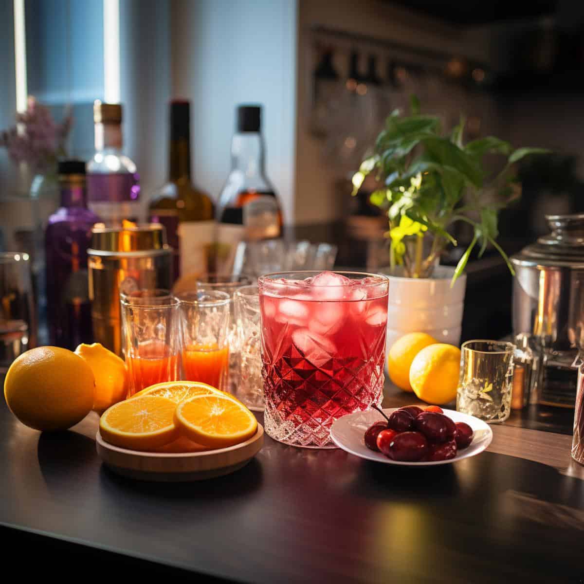 Fruit Marc on a kitchen counter