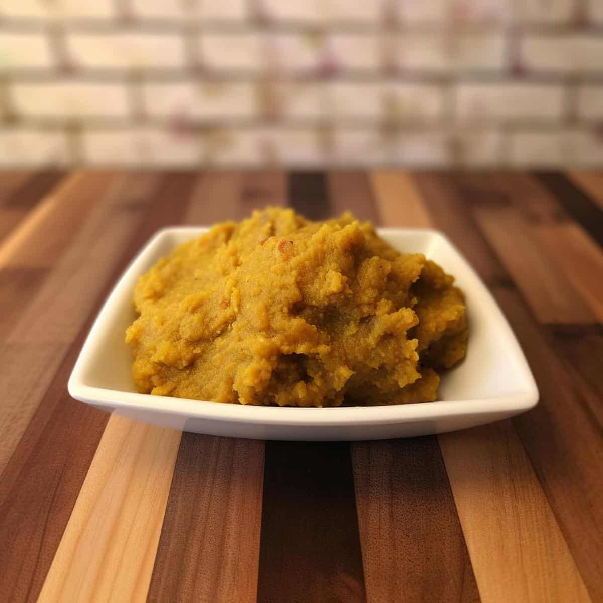 Kroeung on a kitchen counter