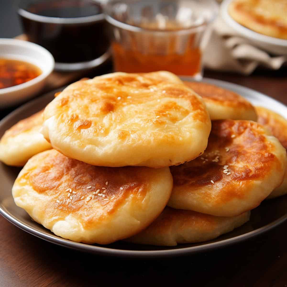 Luchi on a kitchen counter