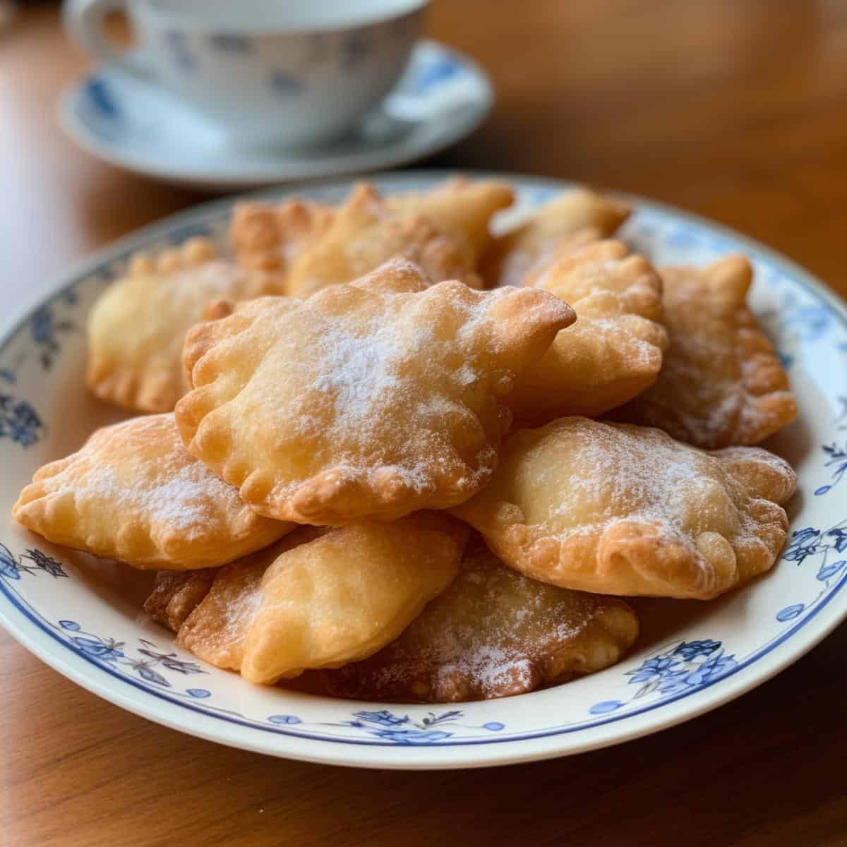 Mekitzi on a kitchen counter