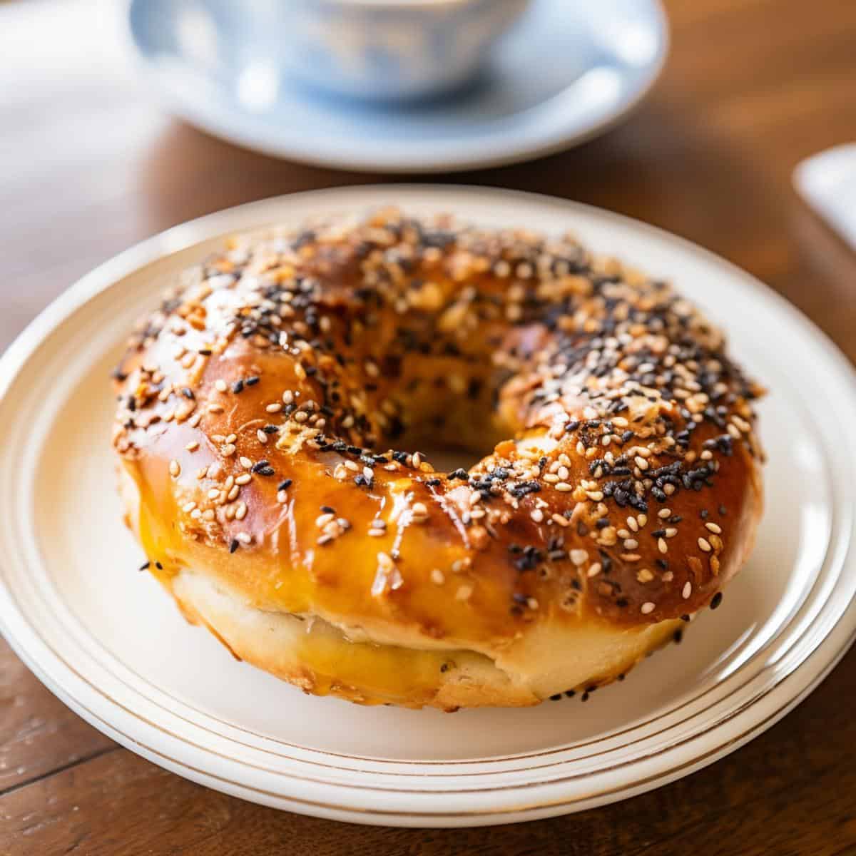 Montrealstyle Bagel on a kitchen counter
