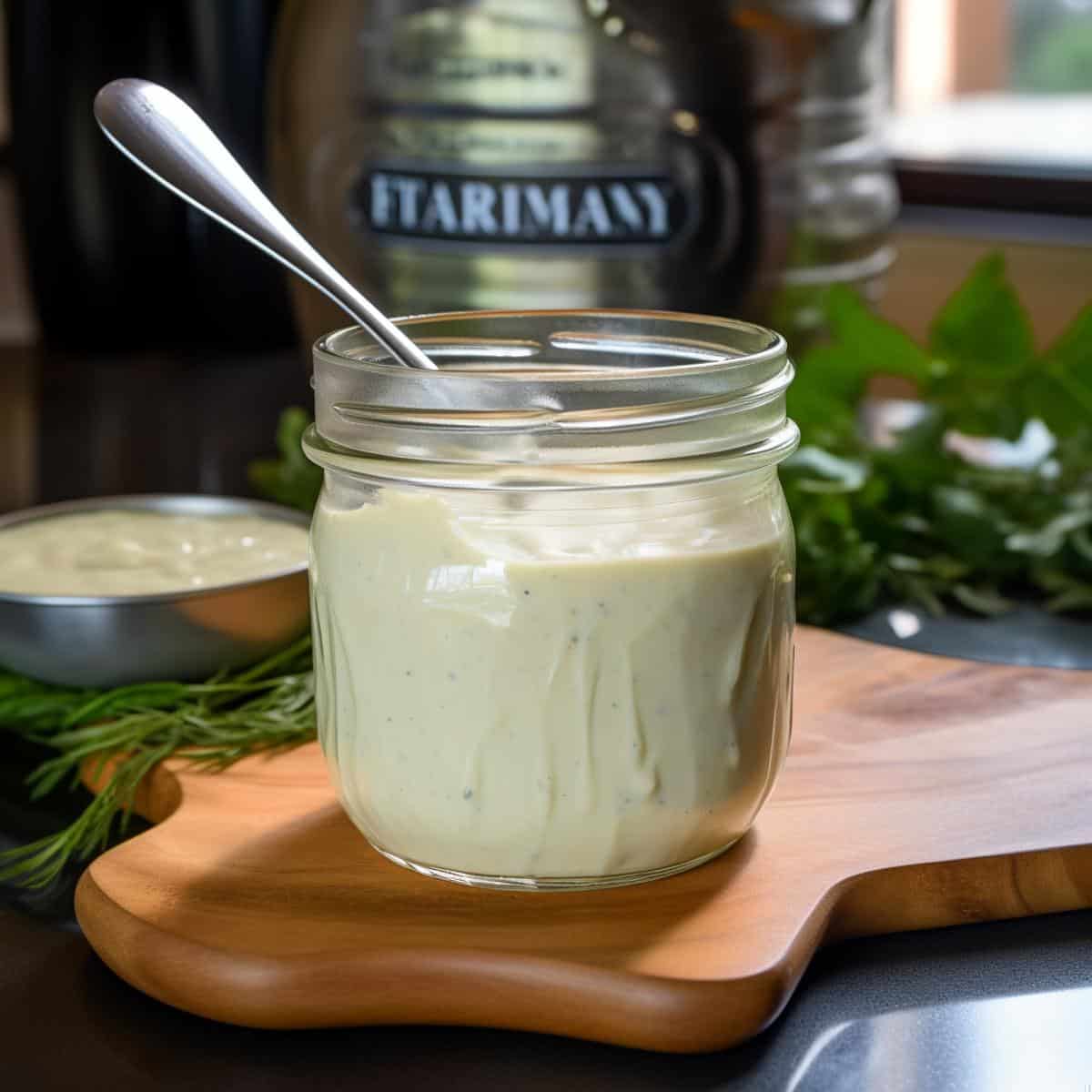 Mornay Sauce on a kitchen counter
