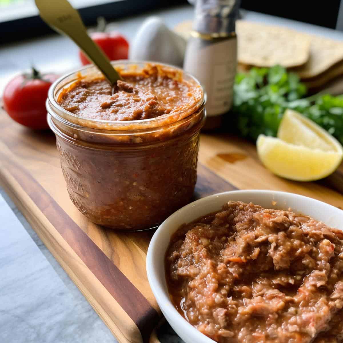 Potted Meat on a kitchen counter