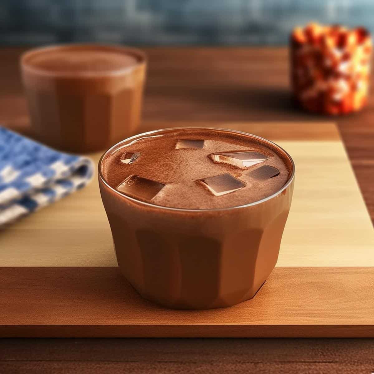 Tejate on a kitchen counter