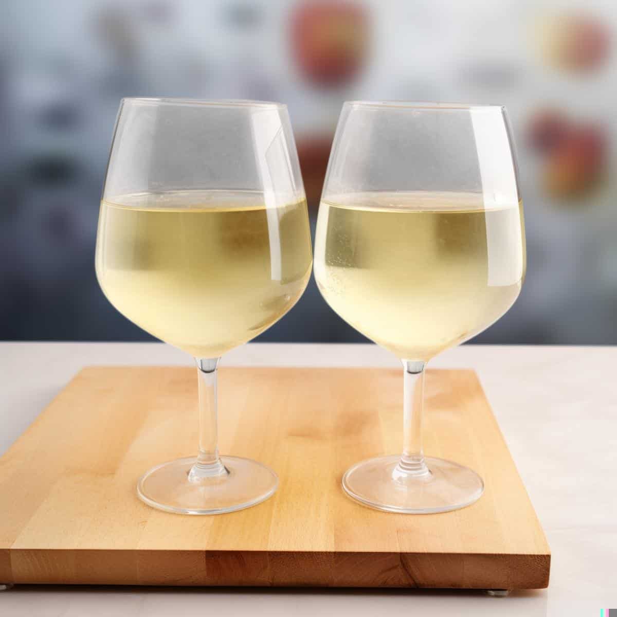 Wine Spirit on a kitchen counter