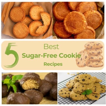 A photo collection of the best sugar-free cookie recipes.