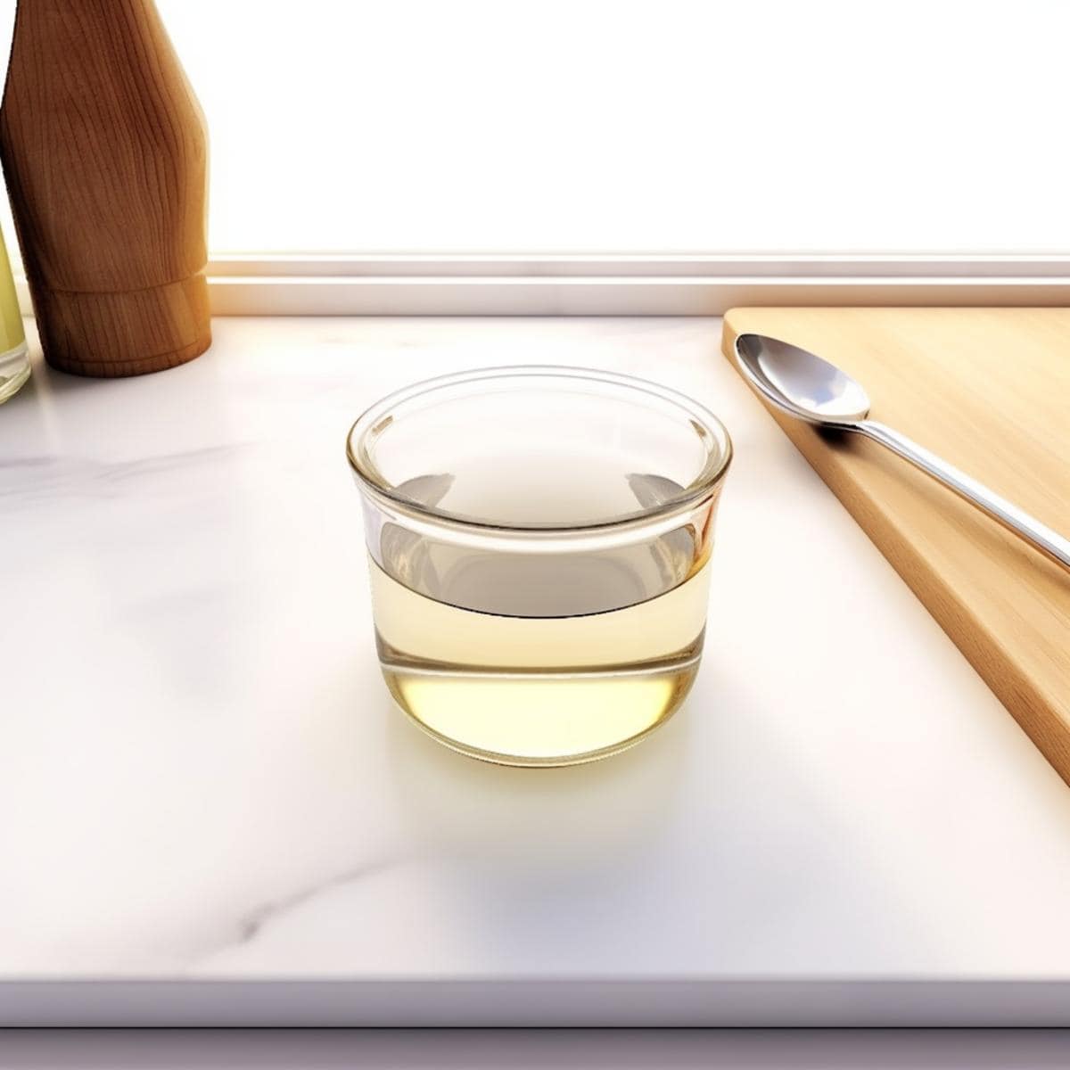 Cassava Syrup on a kitchen counter