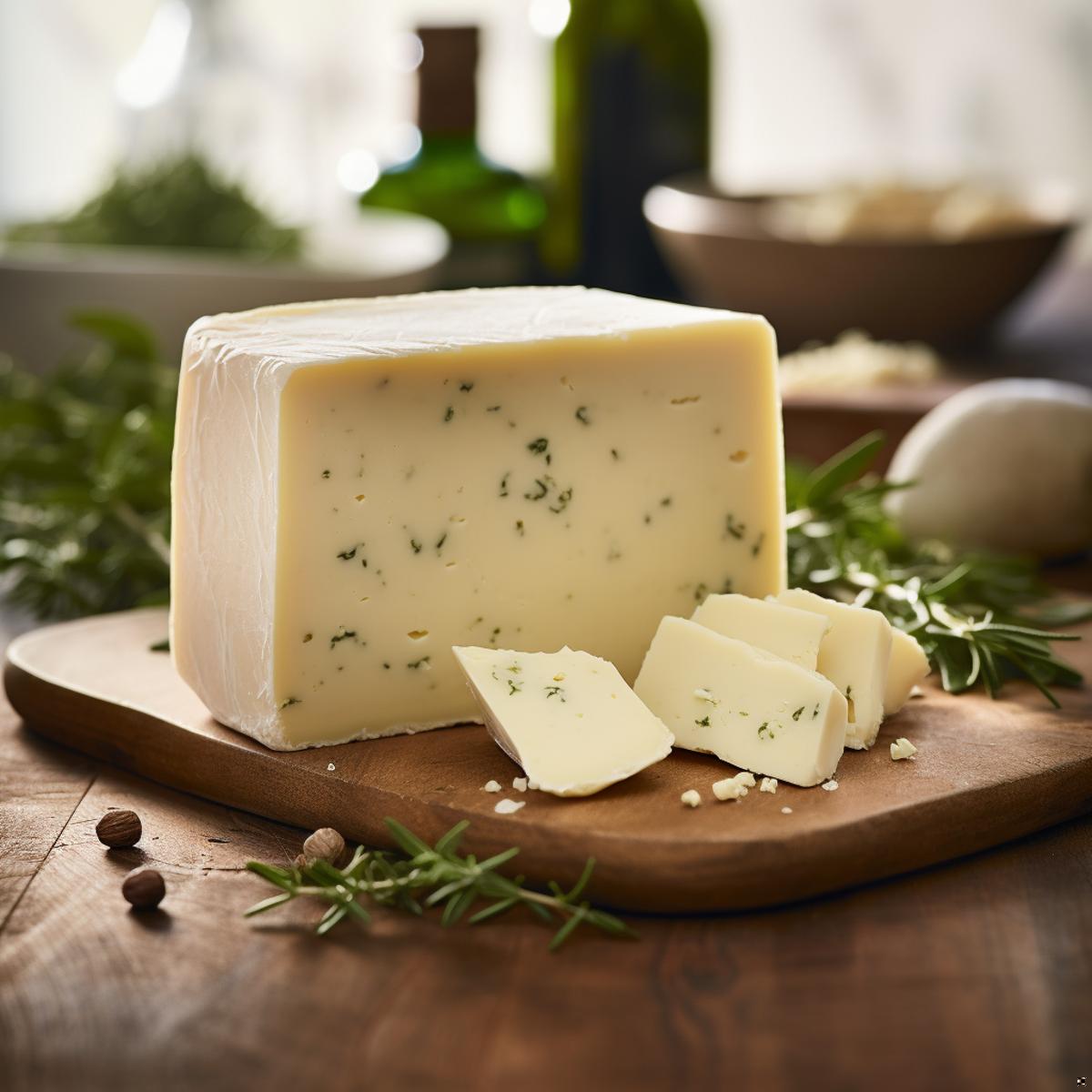 Havarti Cheese on a kitchen counter