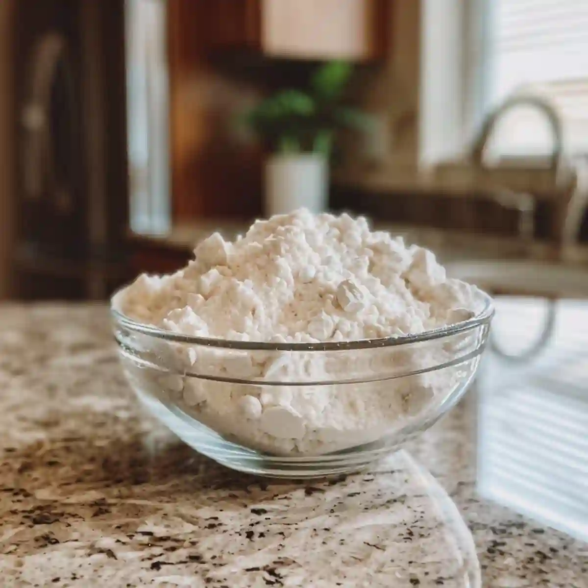 Cornstarch on a kitchen counter