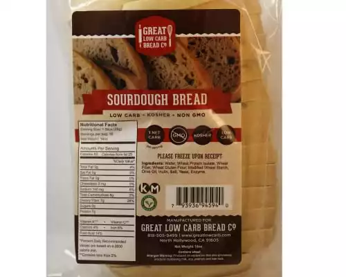 Great Low Carb Sourdough Bread 16oz Loaf | Keto friendly