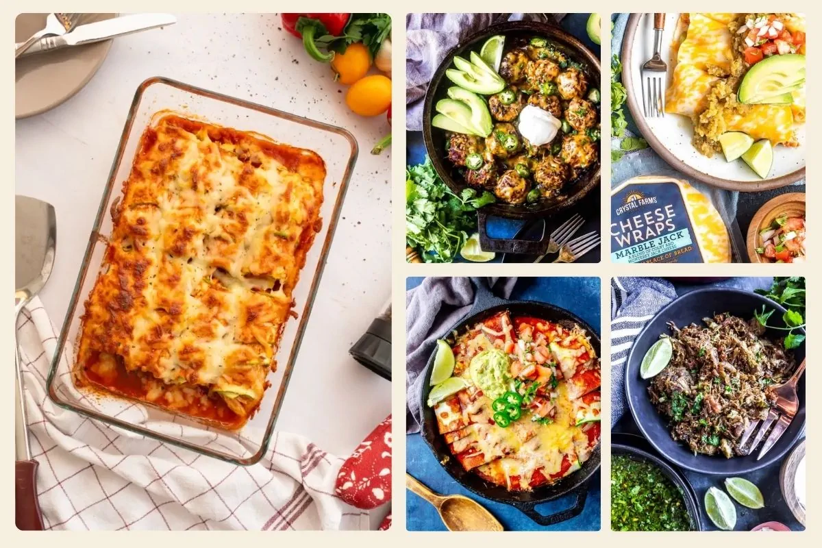 A collection of best keto enchiladas recipes.