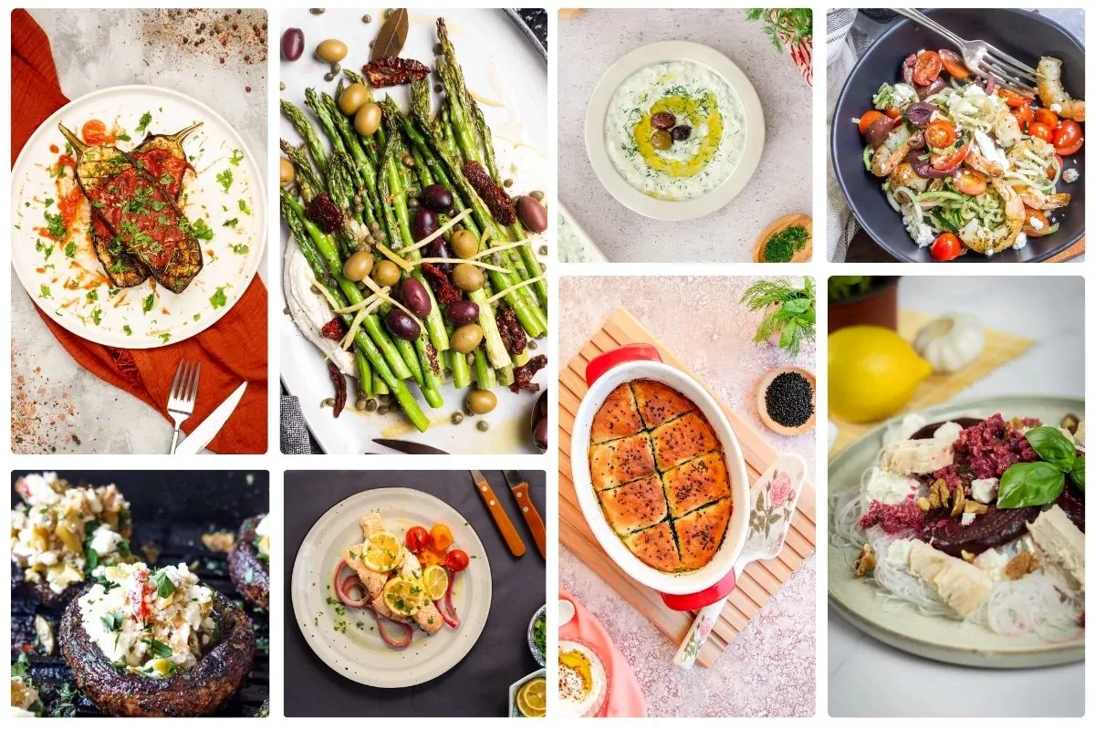 A collection of the best Mediterranean keto recipes.